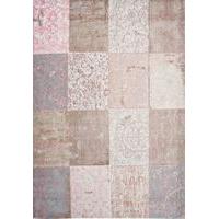 Bolshoi Pink Patchwork Flatweave Rug - Louis de Poortere 60x90