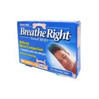 Breathe Right Drug-Free Nasal Strips Large Size - 10 Strips