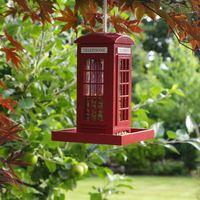 British Telephone Box Bird Feeder