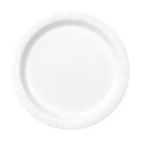 Bright White Paper Plates 8 Pack