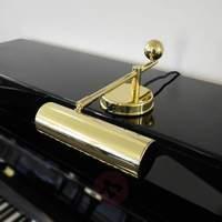 Brass piano lamp in De Stijl style