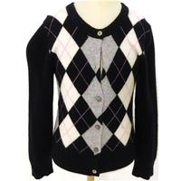 Bravo Bambino 6-7yrs High Quality Soft and Luxurious Pure Cashmere Black Patterned Cardigan