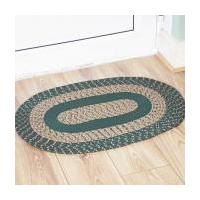 Braided Rug - Hunter green 30Lx20W