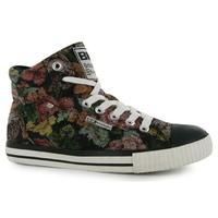 British Knights Dee Mid Hi Top Canvas Shoe Ladies