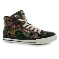 British Knights Dee Mid Hi Top Canvas Shoe Ladies