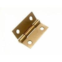 Butt Hinge ( Door Box ) Eb Brass Plated Steel 38MM 1 1/2 Inch ( 100 pairs )