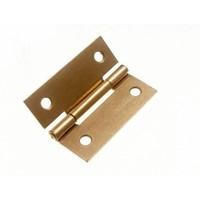 Butt Hinge ( Door Box ) Eb Brass Plated Steel 50MM 2 Inch + Screws ( 20 pairs )