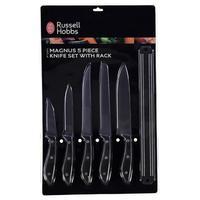 BW Hobbs  Magnus 5 Piece Knife Set with Rack