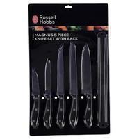 BW Hobbs  Magnus 5 Piece Knife Set with Rack