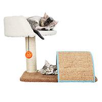 Cat Toy Climbing Rack Interactive Scratch Pad Durable Sisal Plush