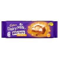 Cadbury Dairy Milk big taste toffee whole nut chocolate bar