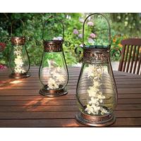 Cascading Butterfly Flower Solar Lamp