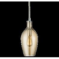 Carmilla Bottle Pendant Light - Amber