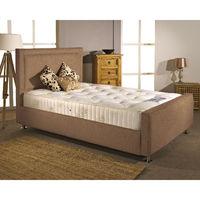 Calverton Divan Bed Frame Mink Chenille Fabric Small Single 2ft 6