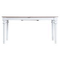 Cambridge 1.6m Extendable Dining Table, White