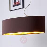 Cappuccino-brown Fjonni pendant light