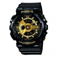 Casio BA110-1AER Baby-G Combination Wach with 5 Alarms (Black)