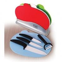 Ceramic Knife Set and Chopping Board Set