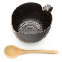 Ceramic Natto Bowl - Brown