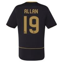 Celtic Away Shirt 2016-17 - Kids with Allan 19 printing, Black