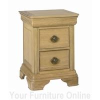 Chantilly Oak 2 Drawer Nightstand