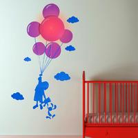 Child & Balloon Nightlight with Sticker