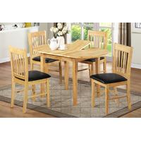 Chiltern Extending Dining Table & 4 Chairs Oak