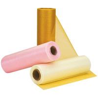 Club Green Organza 25m Snow Sheer Roll - Gold