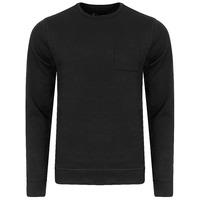 Clere Heavy Piqué Jumper in Black  Dissident