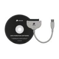 Corsair CSSD-UPGRADEKIT SSD and Hard Disk Drive (HDD) cloning kit with USB3.0 cable and migration software in CD