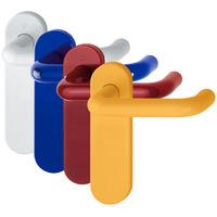 Coloured Nylon Paris Lever Latch Handles