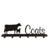 COAT RACK in Cow & Calf Design