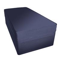 Colour Single Divan and Blue Mattresses