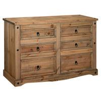 Corina 3+3 Drawer Wide Chest