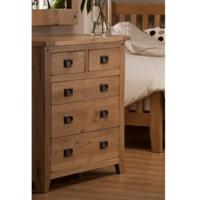 Corrick 2+3 Drawer Chest In American White Oak