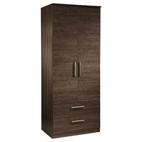 Contrast Tall 2 Drawer Wardrobe