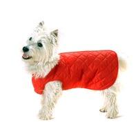 Cosipet Step In Suit Quilted Dog Coat Red