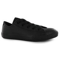 Converse Ox Leather Mono Childrens Trainers