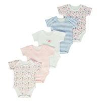 Crafted Five Pack Bodysuits Babies