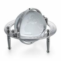 Dalvey Crystal Glass Desk Globe and Stand