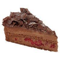 Dark chocolate & raspberry torte