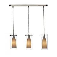 Dar BOD0346 Boda Double Glass 3 Light Pendant