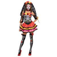 Day Of The Dead Senorita- Adult Costume