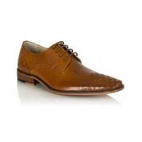 Daniel Bridport Tan Perforated Lace Up