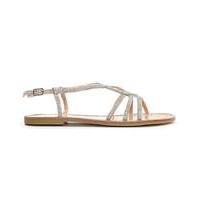 Daniel Kloss Twist Strap Diamante Sandal