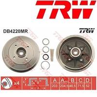 DB4220MR Trw Brake Drum (With Bearing & Abs-Ring) Oe Quality