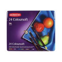 Derwent 24 Coloursoft Pencils