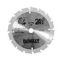 DeWalt DT1203-QZ Trim Saw Blade 165 x 10mm x 16T Fast Rip