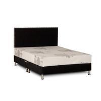 Deluxe Chenille Divan Base - Single - Black