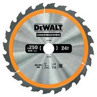 DEWALT DEWDT1956QZ Construction Circular Saw Blade 250 x 30mm x 24T